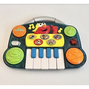 Rare Vintage 1998 Sesame Street Elmo’s Music Maker Keyboard Piano Working *VIDEO